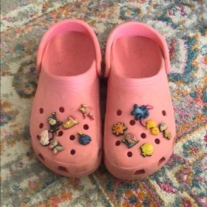Pink Crocs
